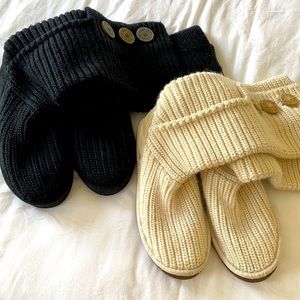 Two pairs of UGG classic cardy boots